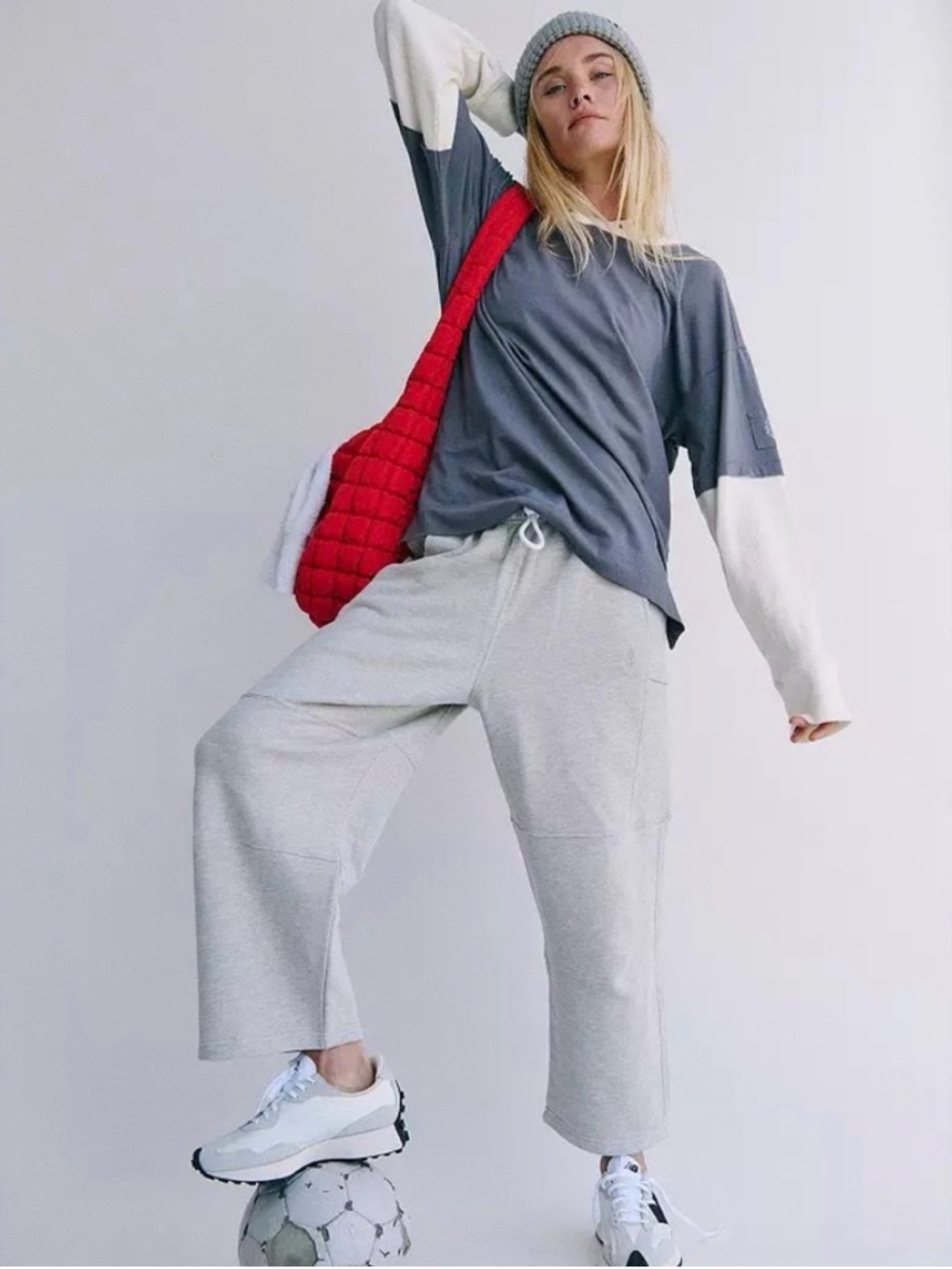 Free People Top Score Barrel Pant